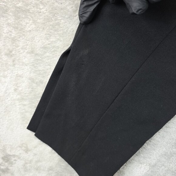 Nic + Zoe Pintuck Slit Leg Trouser Pants Women's Size 4 Black Onyx High Rise - Picture 7 of 16